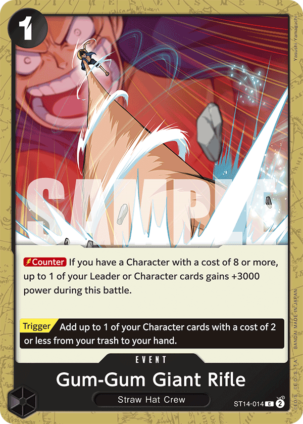 Gum-Gum Giant Rifle One Piece card
