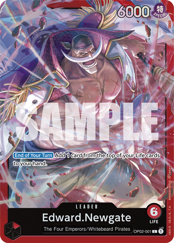Edward.Newgate One Piece card