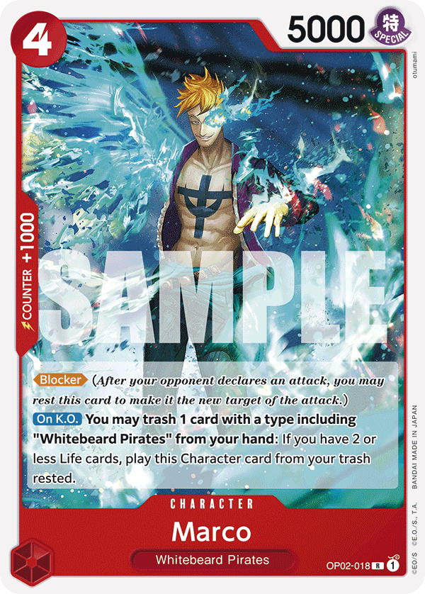Marco One Piece card