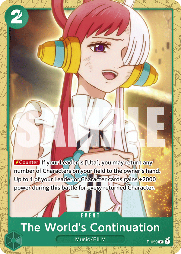 The World's Continuation One Piece card
