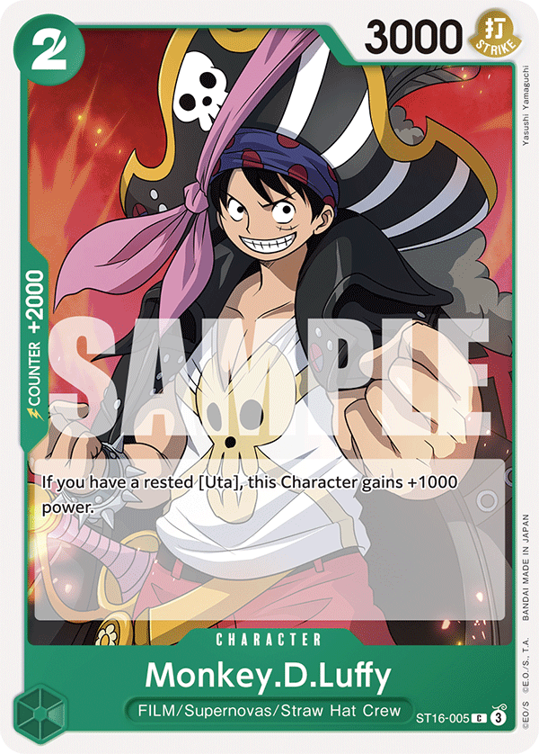 Monkey.D.Luffy One Piece card