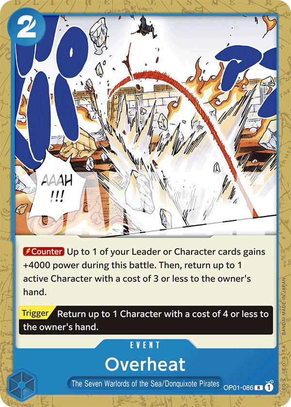 Overheat One Piece card