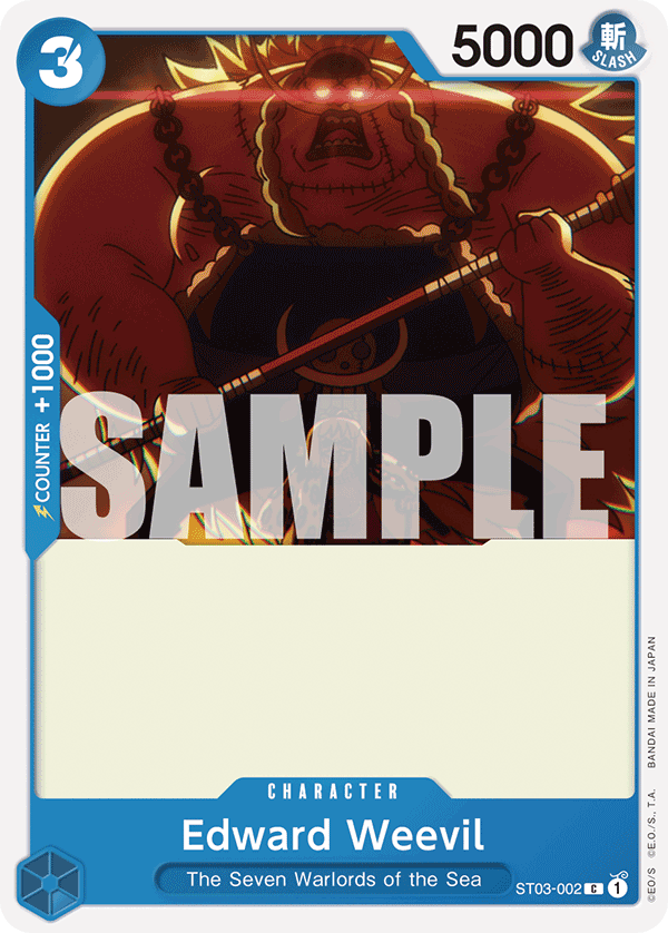 Edward Weevil One Piece card