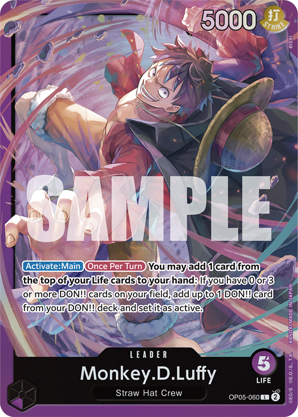 Monkey.D.Luffy One Piece card