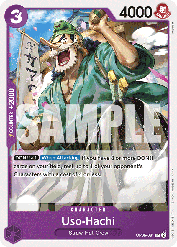 Uso-Hachi One Piece card