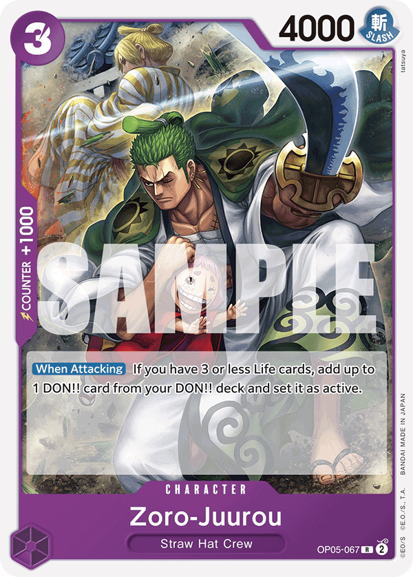 Zoro-Juurou One Piece card