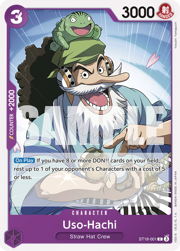 Uso-Hachi One Piece card
