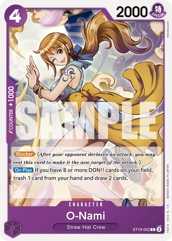 O-Nami One Piece card