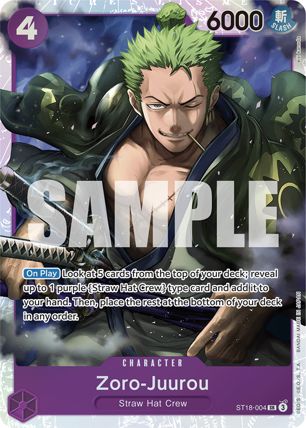 Zoro-Juurou One Piece card
