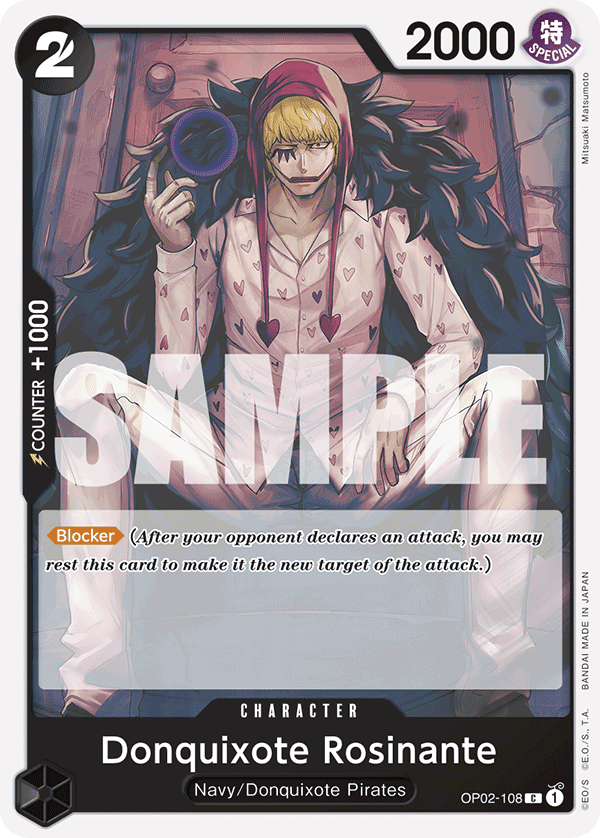Donquixote Rosinante One Piece card