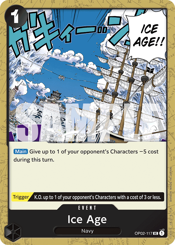Ice Age One Piece card
