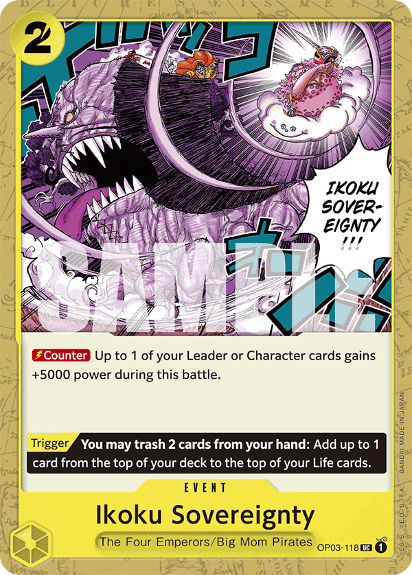 Ikoku Sovereignty One Piece card