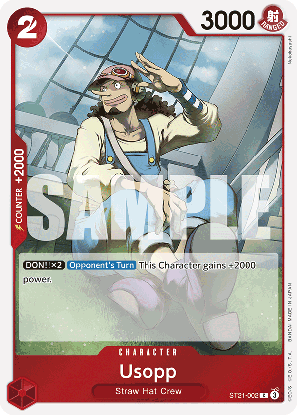 Usopp One Piece card