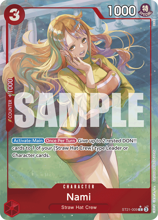 Nami One Piece card