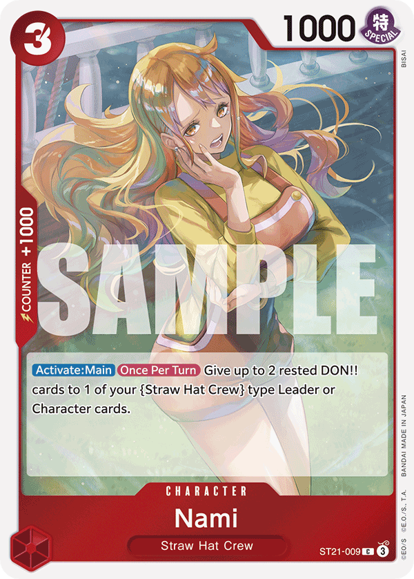 Nami One Piece card
