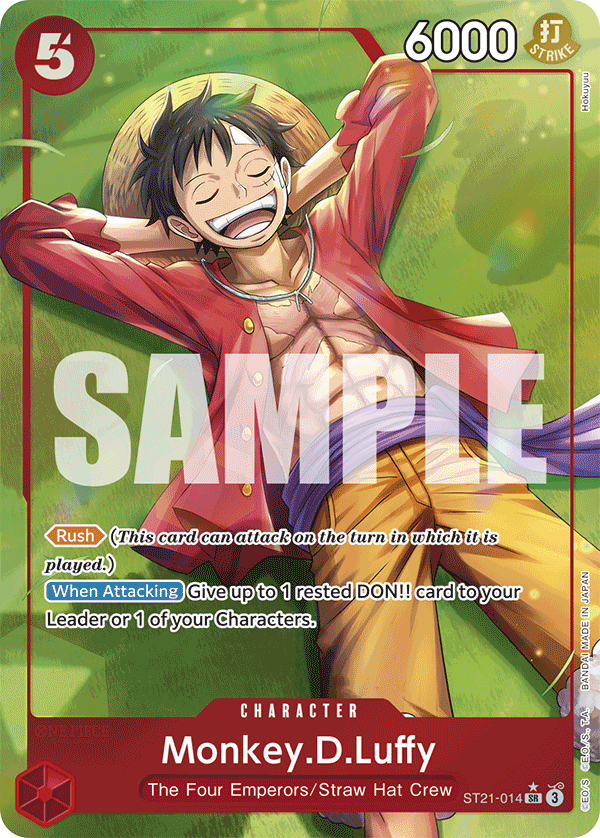 Monkey.D.Luffy One Piece card