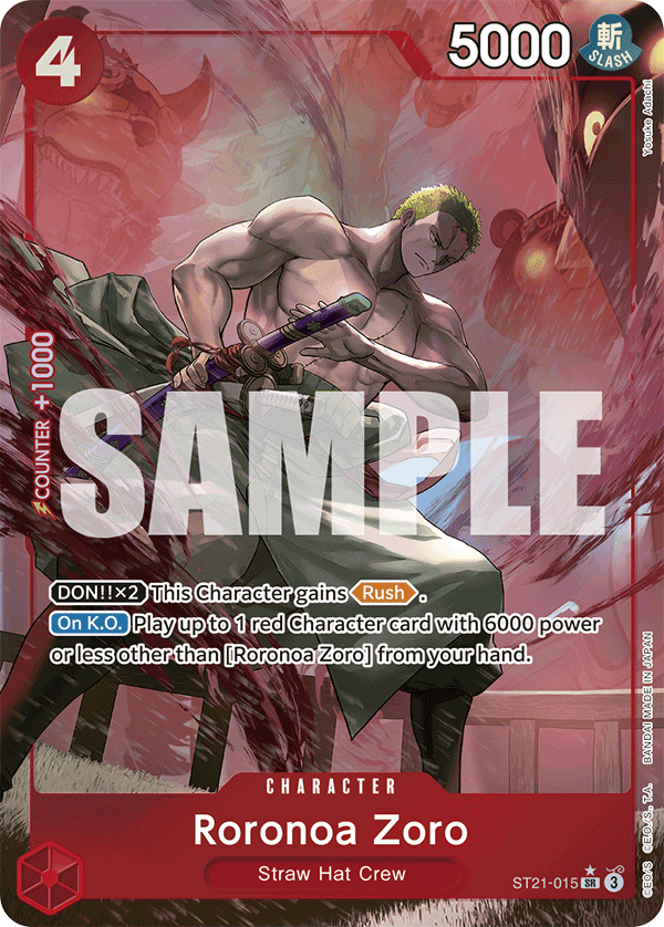 Roronoa Zoro One Piece card