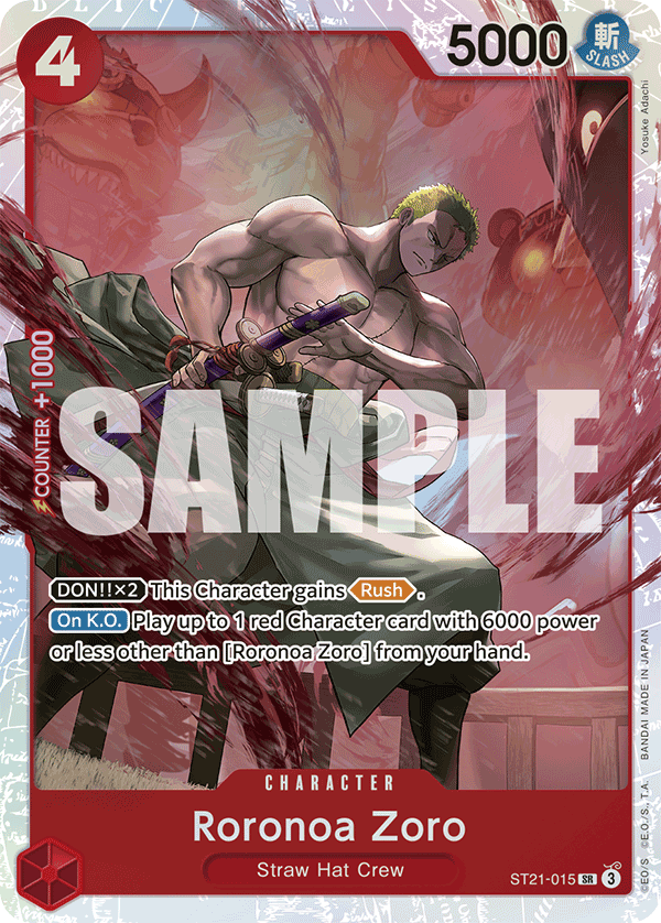 Roronoa Zoro One Piece card