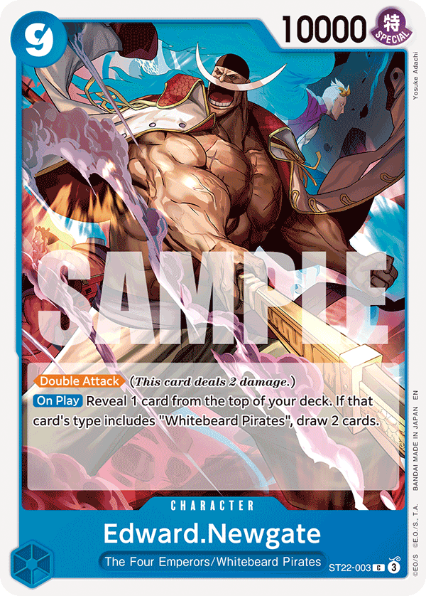 Edward.Newgate One Piece card