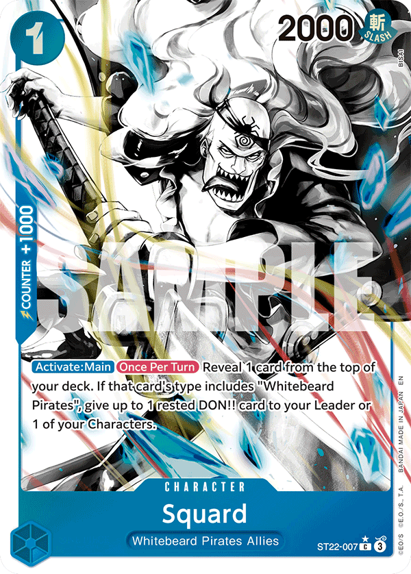 Squard One Piece card