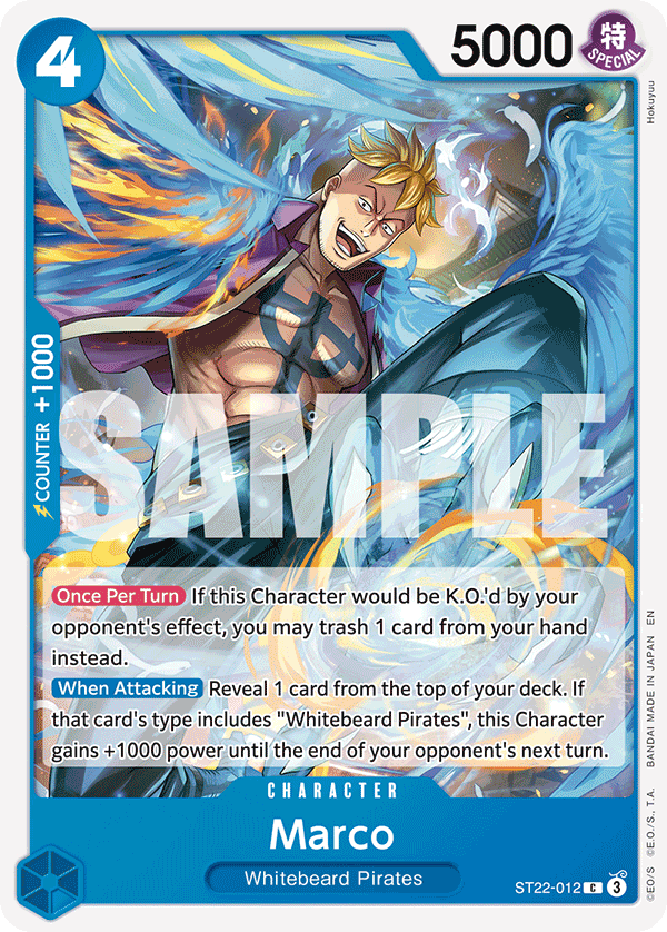 Marco One Piece card