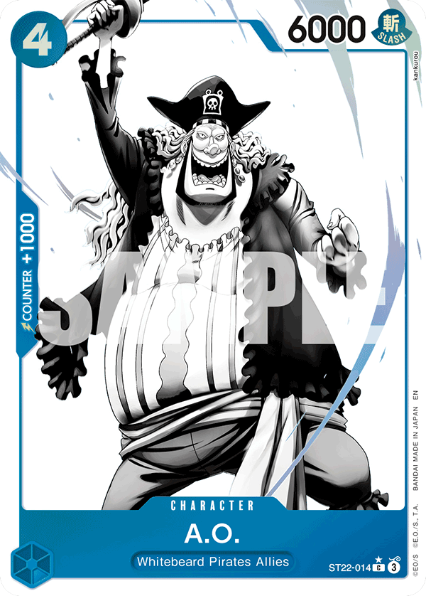 A.O. One Piece card