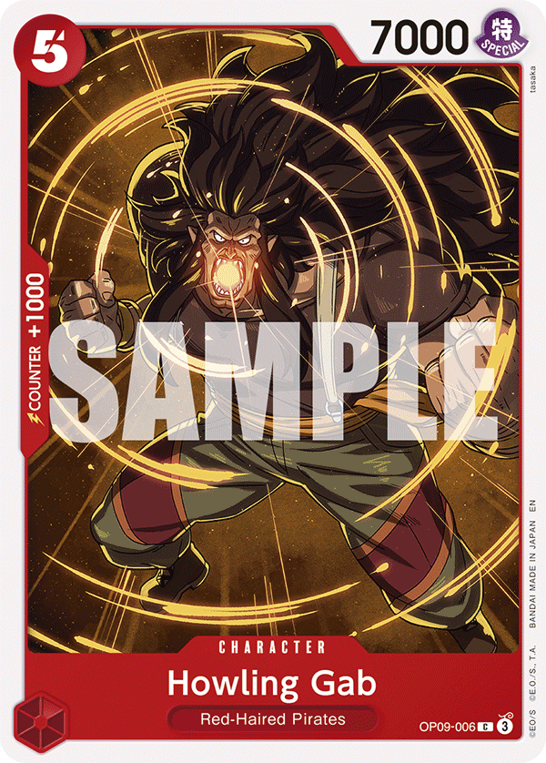 Howling Gab One Piece card