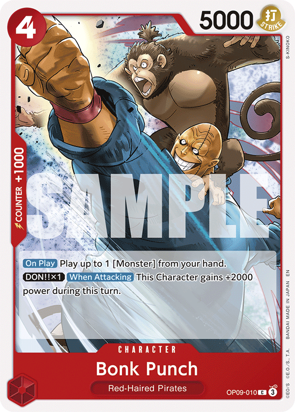 Bonk Punch One Piece card