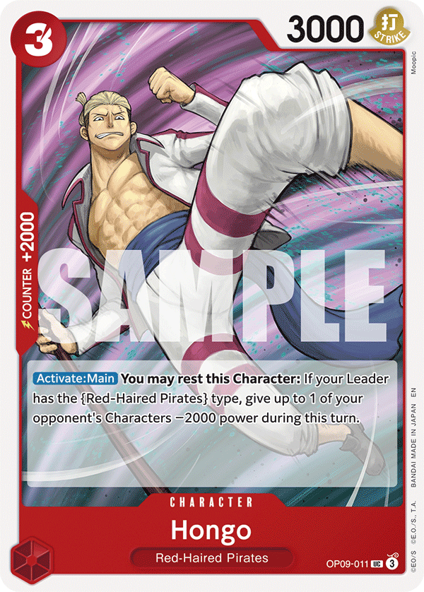 Hongo One Piece card