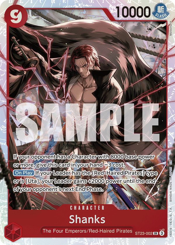 Shanks One Piece card