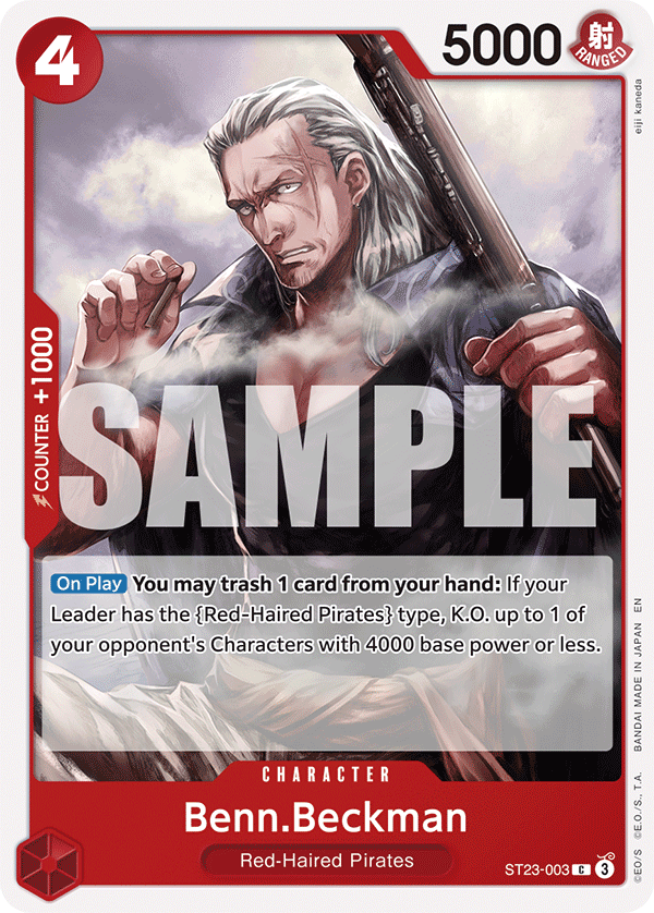 Benn.Beckman One Piece card