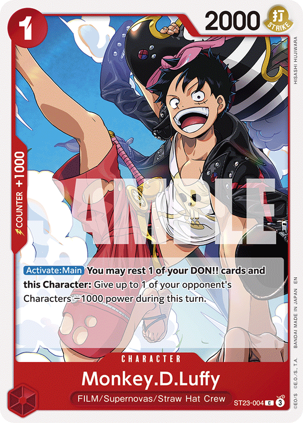 Monkey.D.Luffy One Piece card