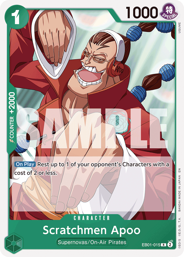 Scratchmen Apoo One Piece card