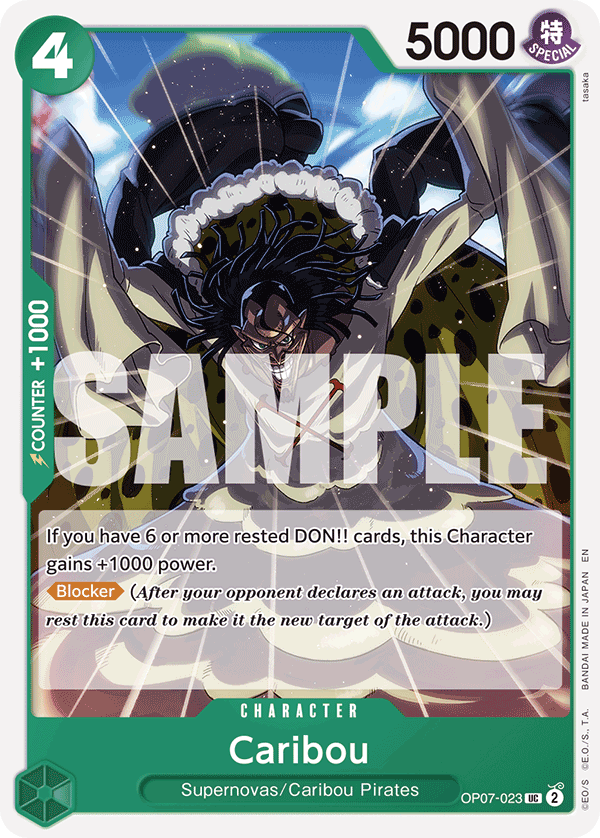 Caribou One Piece card
