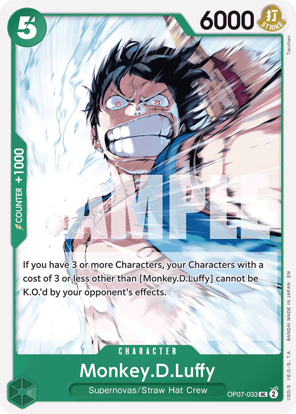Monkey.D.Luffy One Piece card