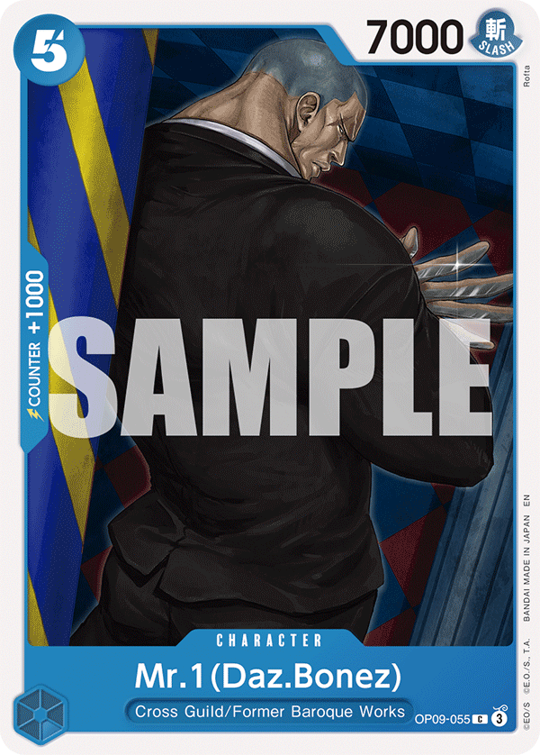 Mr.1(Daz.Bonez) One Piece card