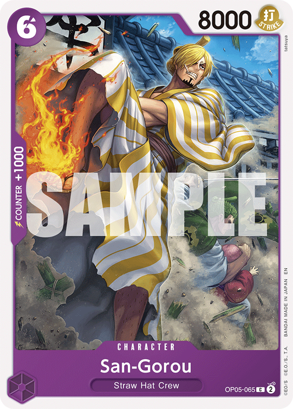 San-Gorou One Piece card