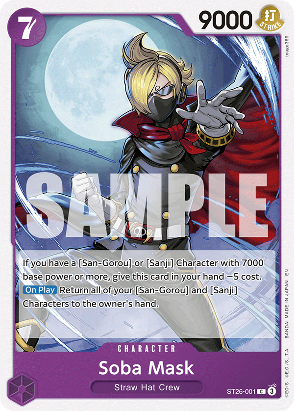 Soba Mask One Piece card