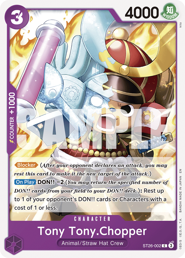 Tony Tony.Chopper One Piece card