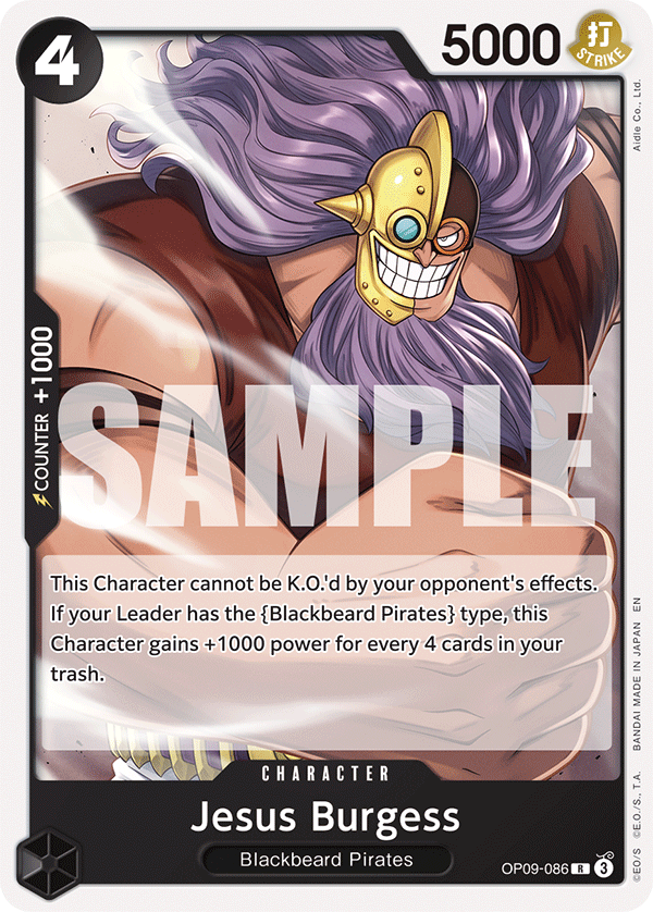 Jesus Burgess One Piece card