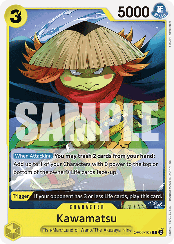 Kawamatsu One Piece card