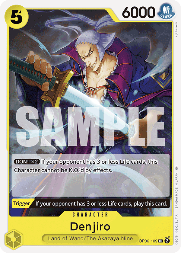 Denjiro One Piece card