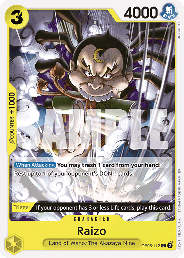 Raizo One Piece card
