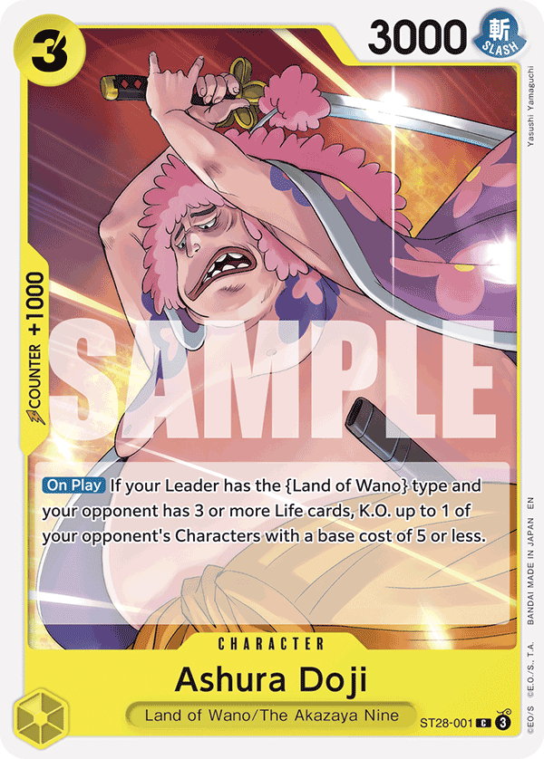 Ashura Doji One Piece card