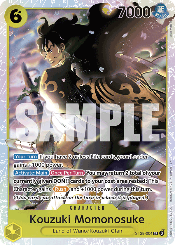Kouzuki Momonosuke One Piece card