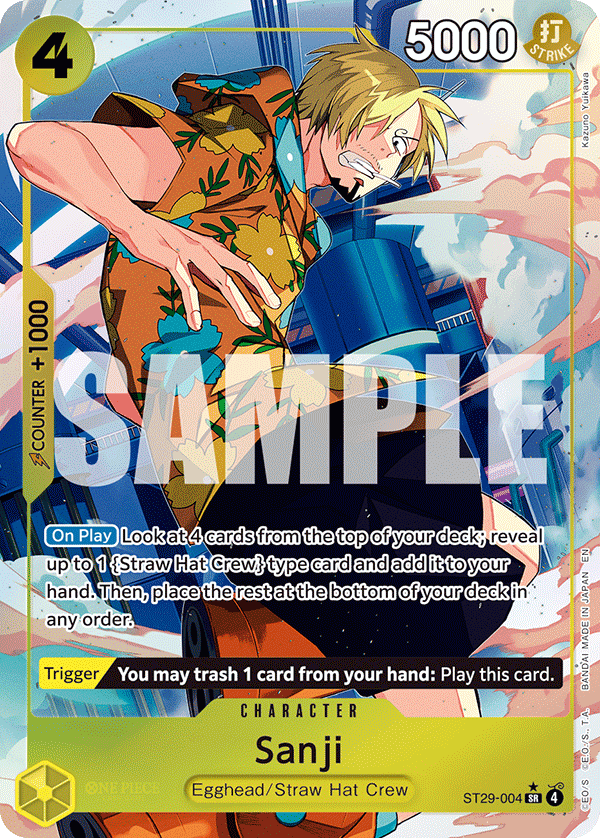 Sanji One Piece card