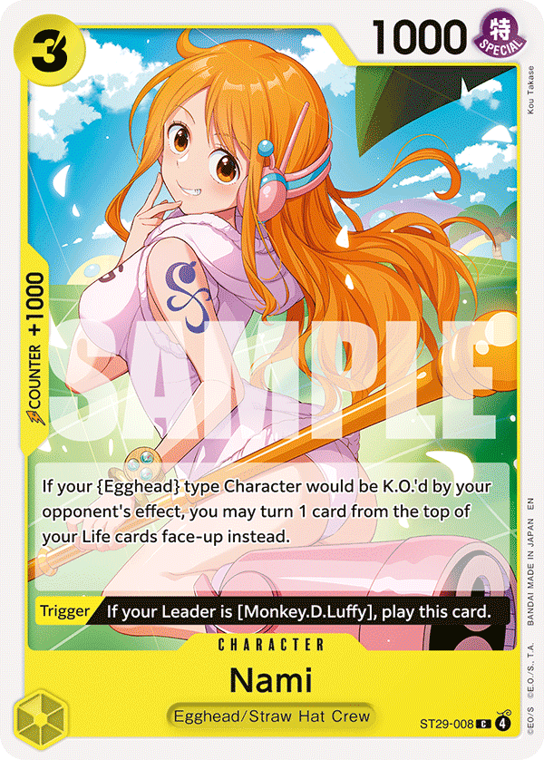 Nami One Piece card