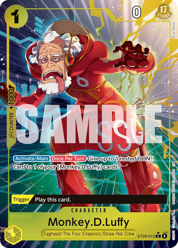 Monkey.D.Luffy One Piece card