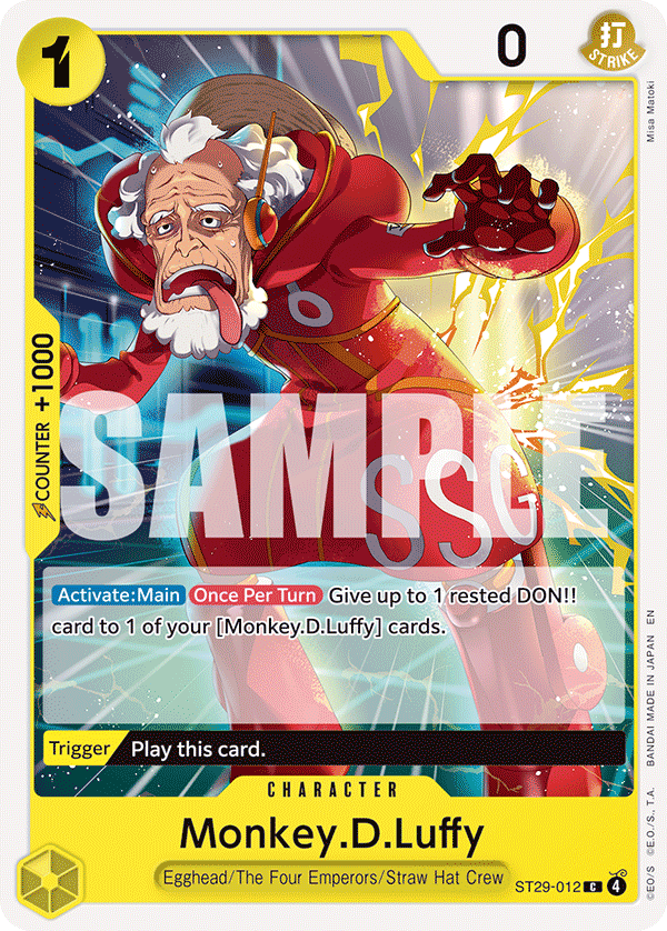 Monkey.D.Luffy One Piece card