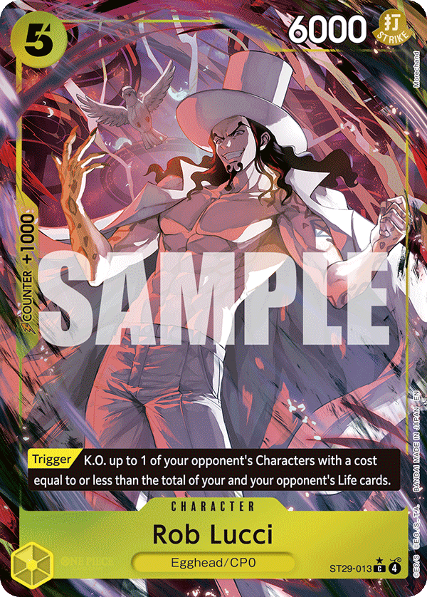Rob Lucci One Piece card
